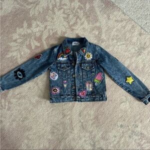 Lola and the Boys Denim Patchwork Jacket